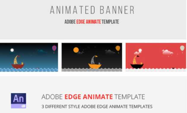 40 Awesome Edge Animate Templates within Animated Banner Templates