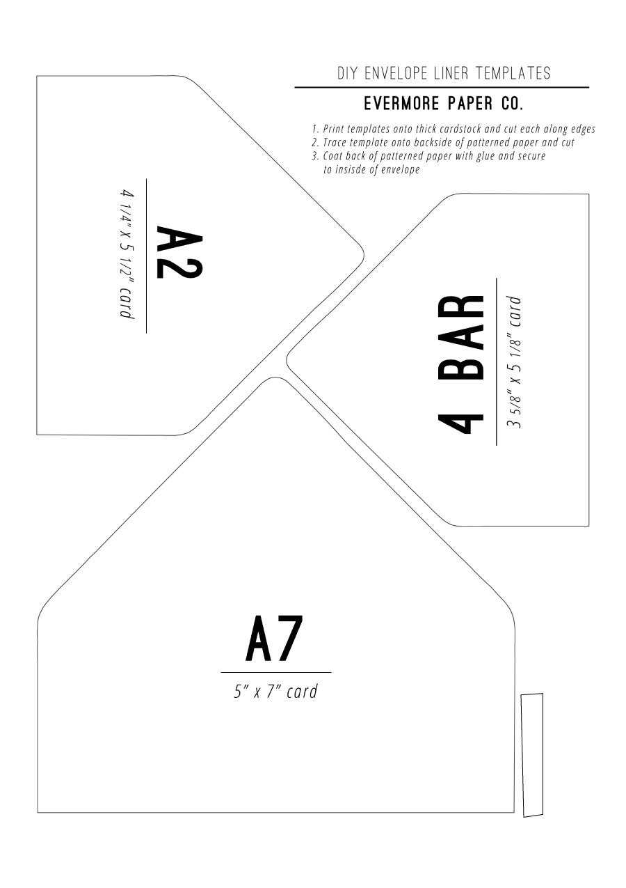 40+ Free Envelope Templates (Word + Pdf) ᐅ Template Lab Pertaining To Envelope Templates For Card Making