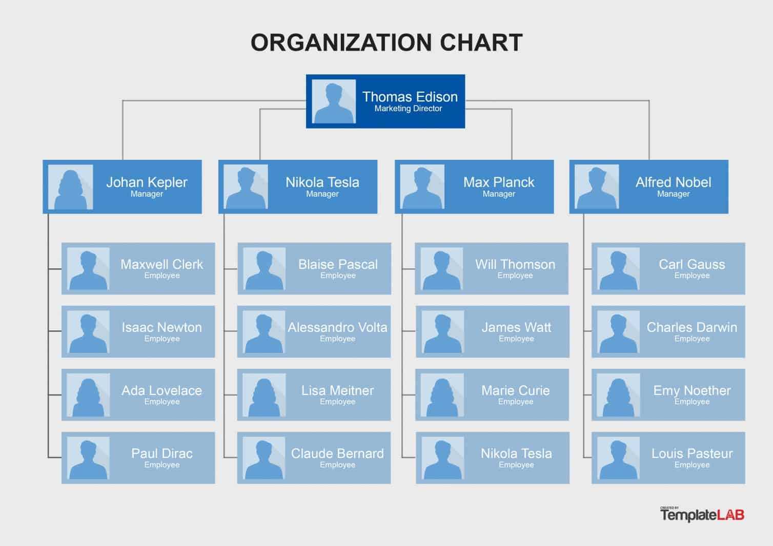 40 Organizational Chart Templates (Word, Excel, Powerpoint) Inside Free Blank Organizational Chart Template