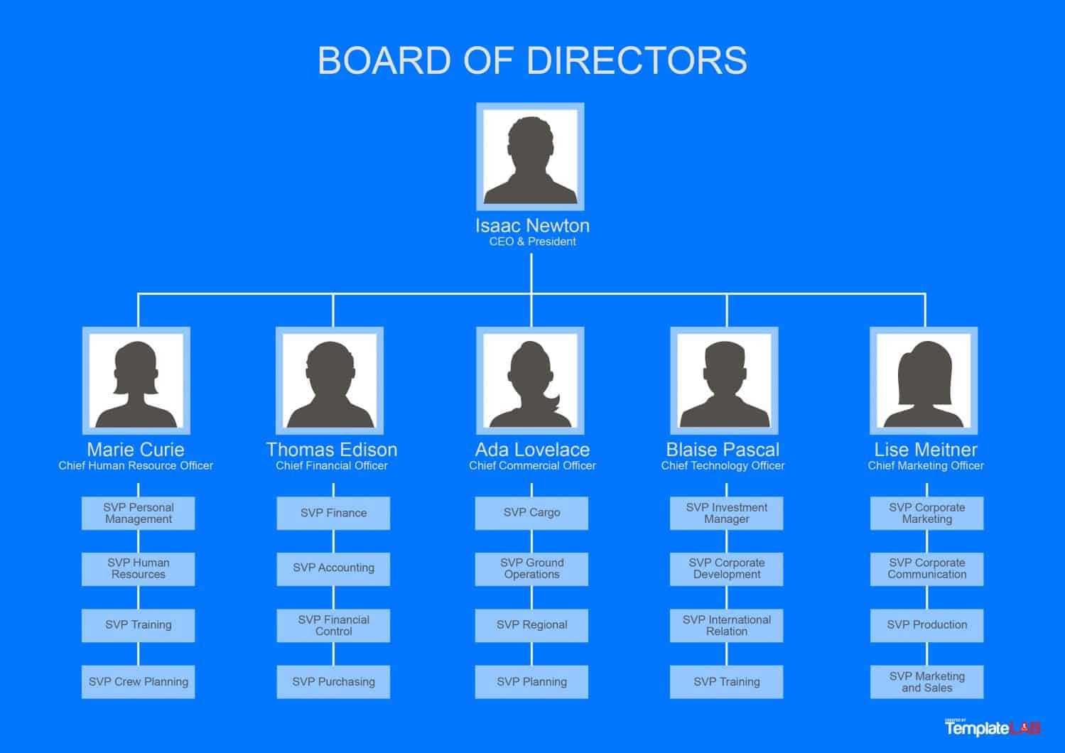 40 Organizational Chart Templates (Word, Excel, Powerpoint) Intended For Free Blank Organizational Chart Template