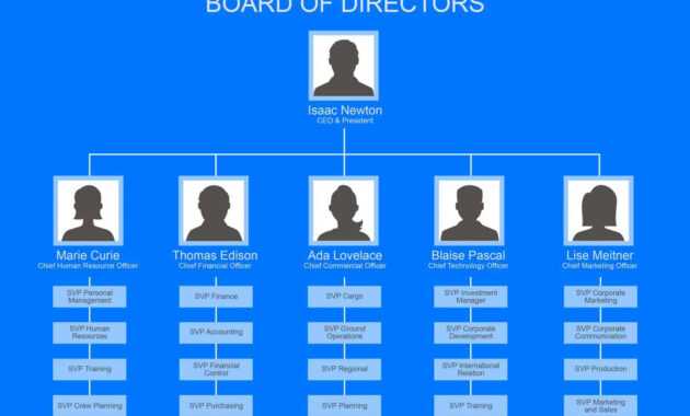 40 Organizational Chart Templates (Word, Excel, Powerpoint) with regard to Organogram Template Word Free