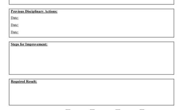 40+ Performance Improvement Plan Templates &amp; Examples inside Performance Improvement Plan Template Word