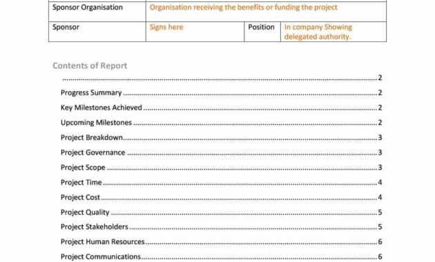 40+ Project Status Report Templates [Word, Excel, Ppt] ᐅ for Ms Word Templates For Project Report