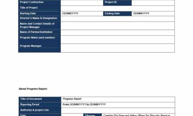 40+ Project Status Report Templates [Word, Excel, Ppt] ᐅ throughout Company Progress Report Template