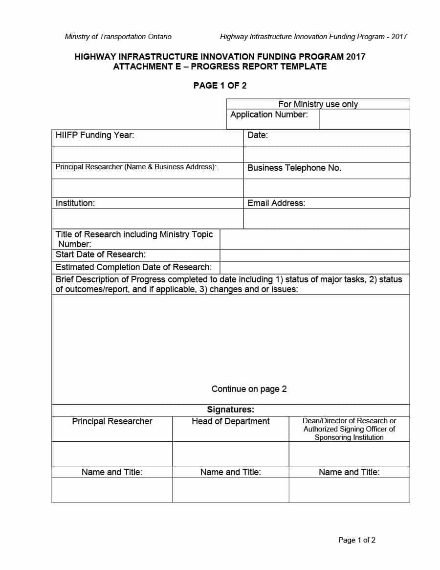 40+ Project Status Report Templates [Word, Excel, Ppt] ᐅ With Regard To Funding Report Template