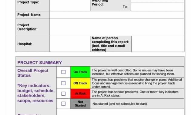 40+ Project Status Report Templates [Word, Excel, Ppt] ᐅ with Weekly Status Report Template Excel