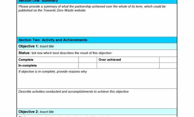 40+ Project Status Report Templates [Word, Excel, Ppt] ᐅ within One Page Status Report Template