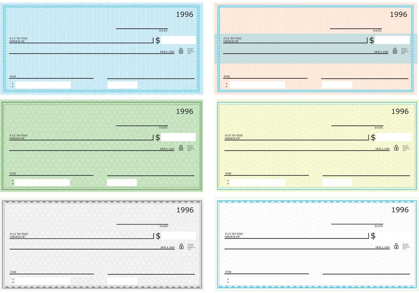 43+ Fake Blank Check Templates Fillable Doc, Psd, Pdf!! Intended For Customizable Blank Check Template