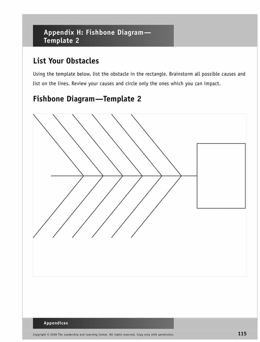 43 Great Fishbone Diagram Templates & Examples [Word, Excel] Within Ishikawa Diagram Template Word