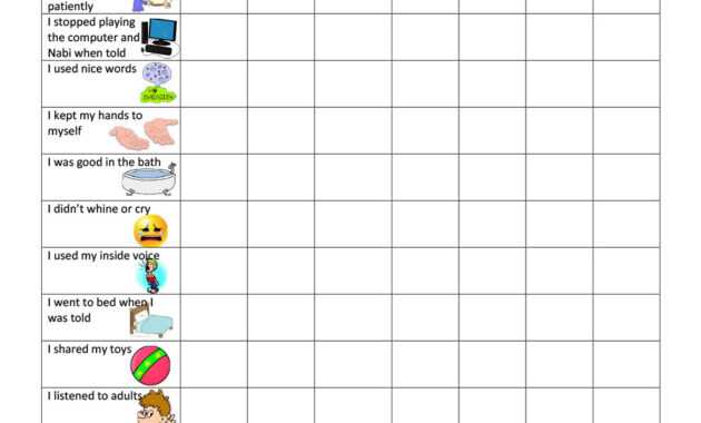 44 Printable Reward Charts For Kids (Pdf, Excel &amp; Word) throughout Reward Chart Template Word