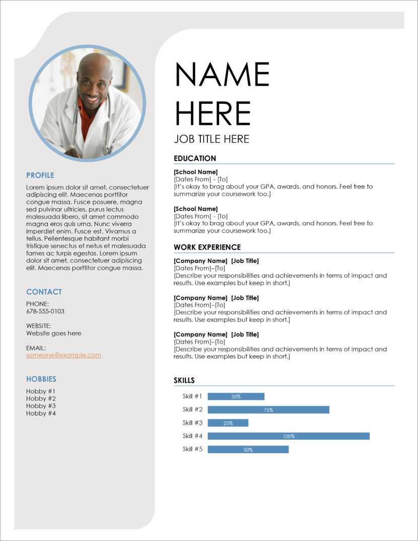 45 Free Modern Resume / Cv Templates – Minimalist, Simple Inside Google Word Document Templates