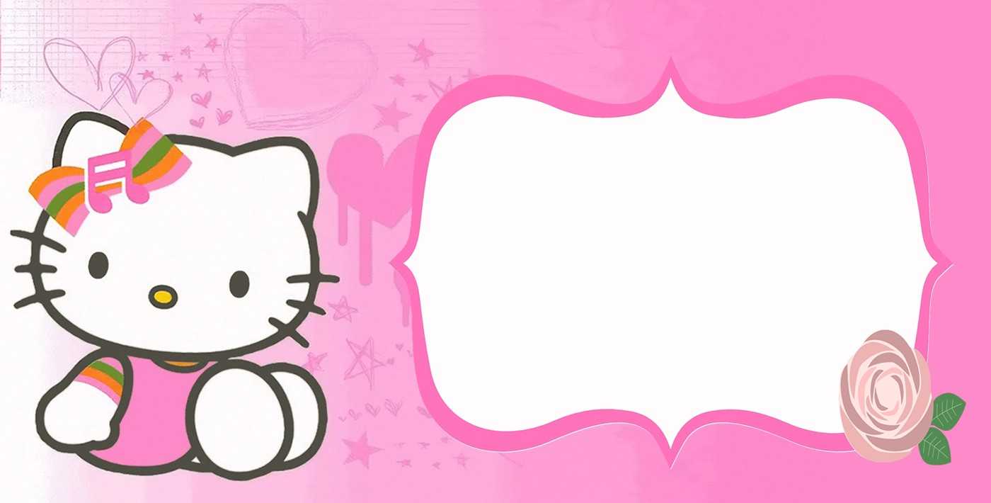 4744 Hello Kitty Free Clipart – 7 Within Hello Kitty Banner Template
