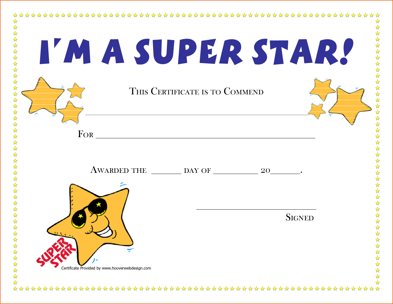 5+ Award Certificates Template - Bookletemplate Regarding Player Of The Day Certificate Template