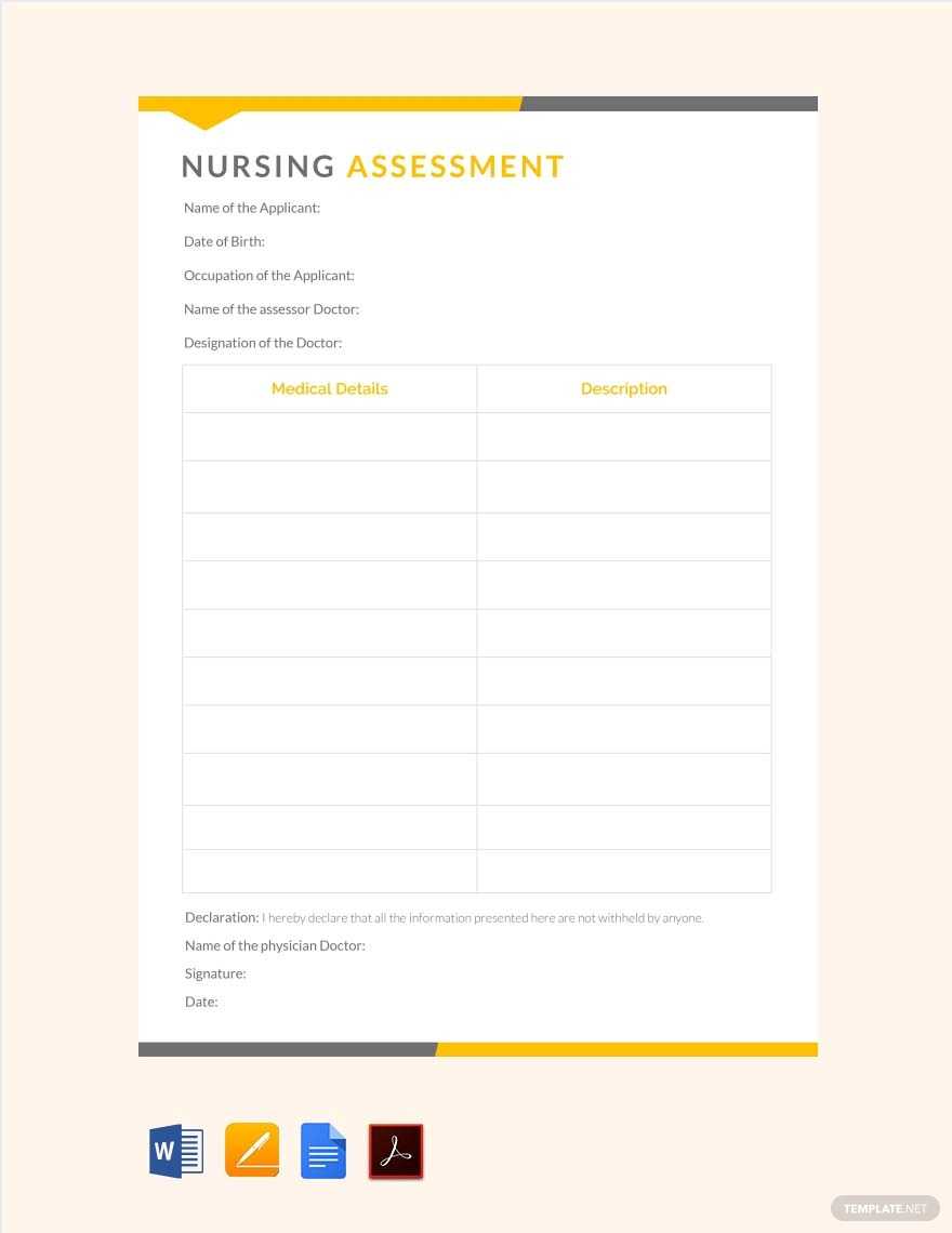 5+ Nursing Care Plan Templates In Word, Pdf, Apple Pages In Nursing Care Plan Templates Blank