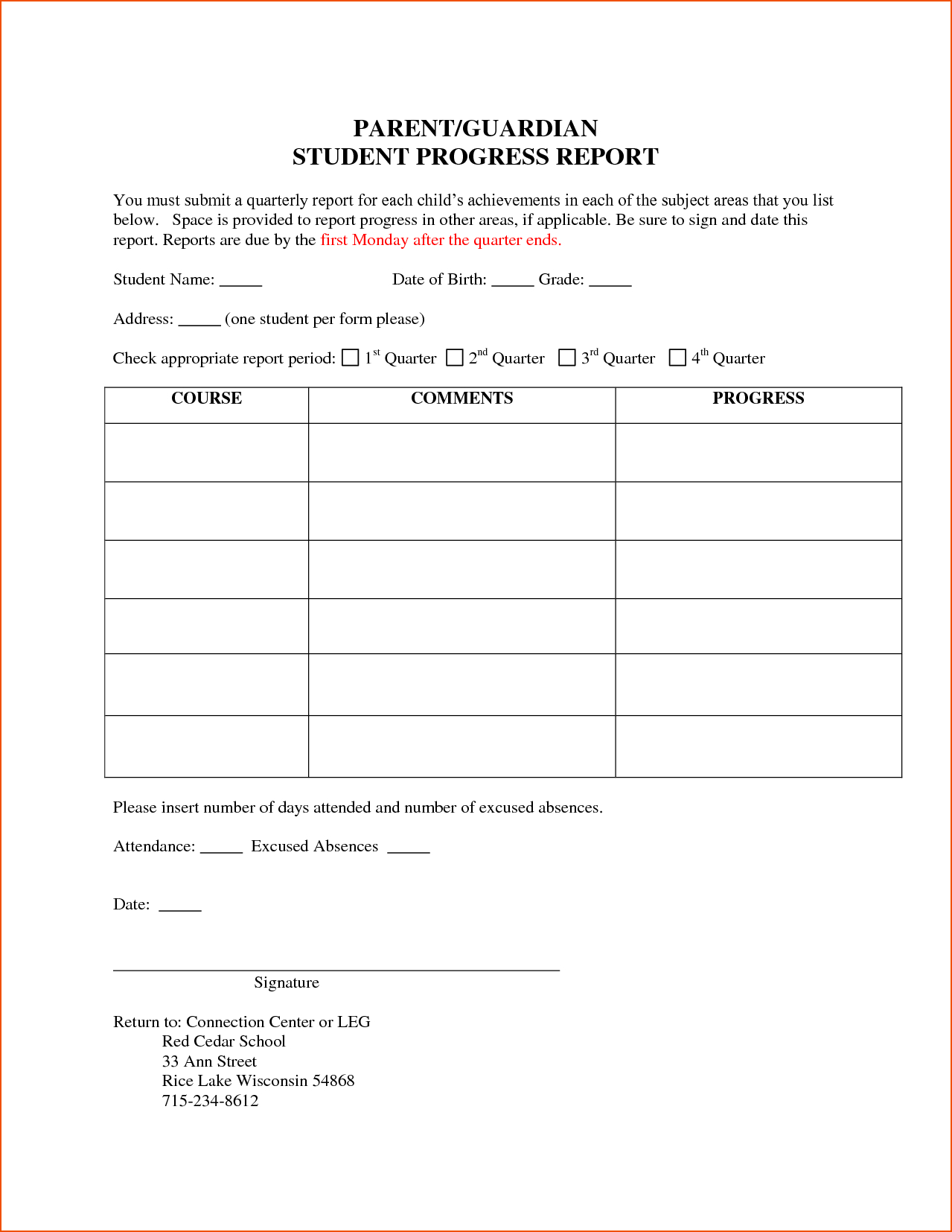 5+ Student Progress Report Template – Bookletemplate For Student Progress Report Template