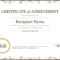 50 Free Creative Blank Certificate Templates In Psd For Microsoft Word Certificate Templates