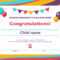 50 Free Creative Blank Certificate Templates In Psd Intended For Certificate Of Achievement Template For Kids