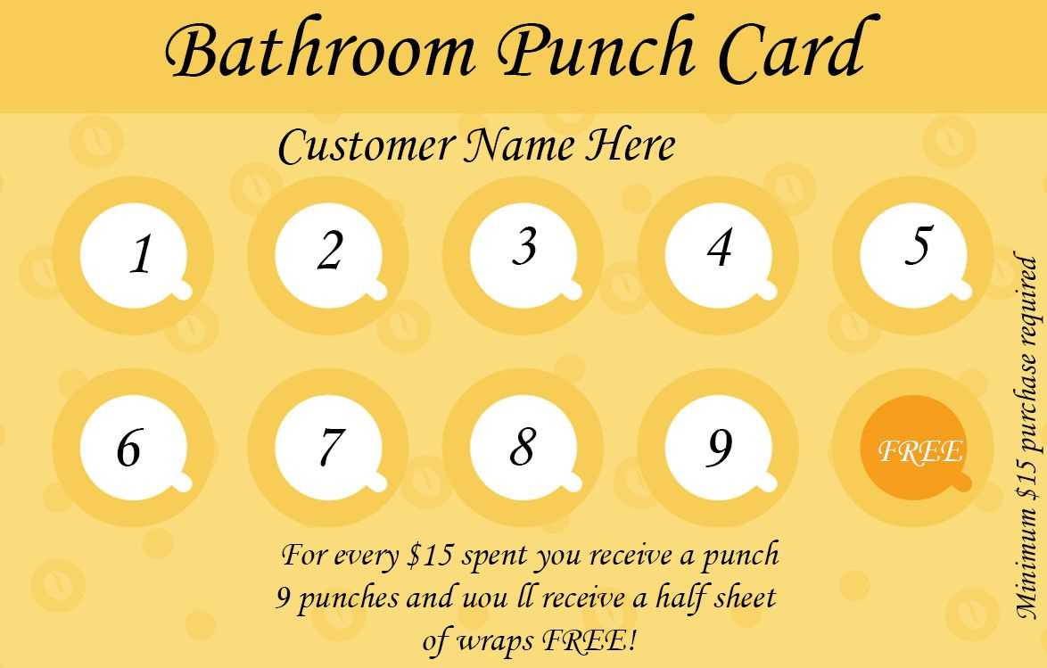 50+ Punch Card Templates – For Every Business (Boost Inside Business Punch Card Template Free