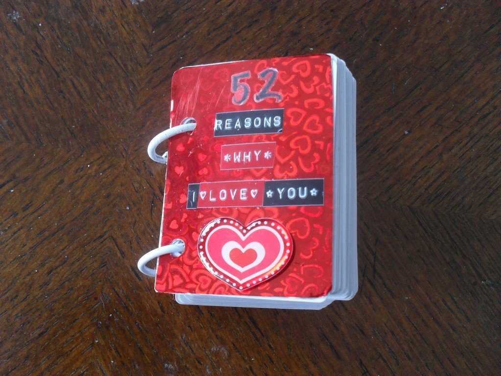 52 Reasons Why I Love You* | Tasteful Space For 52 Things I Love About You Deck Of Cards Template