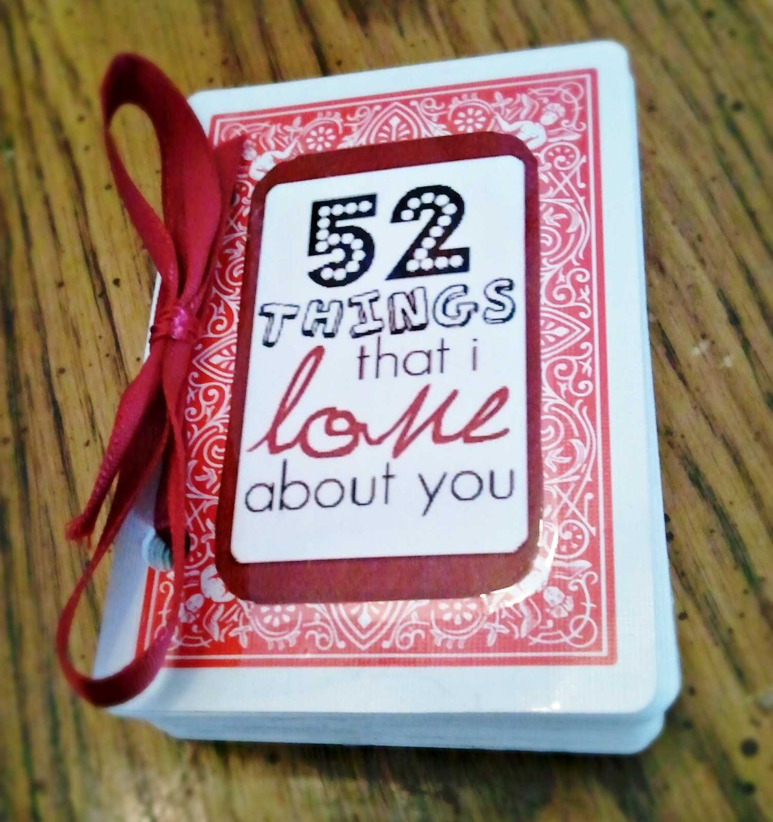 52 Things I Love About You – Mibba Regarding 52 Things I Love About You Deck Of Cards Template