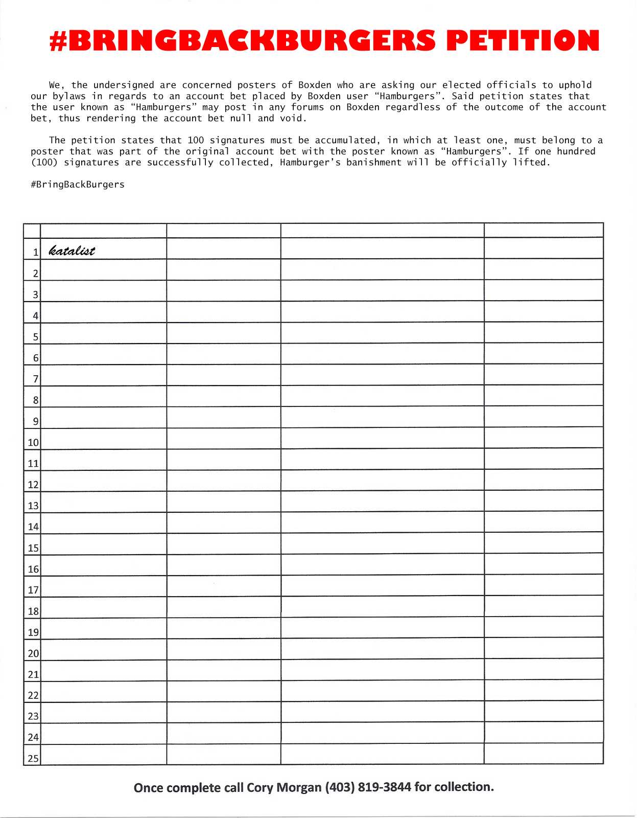 6 Best Photos Of Blank Petition Form Template – Petition In Blank Petition Template