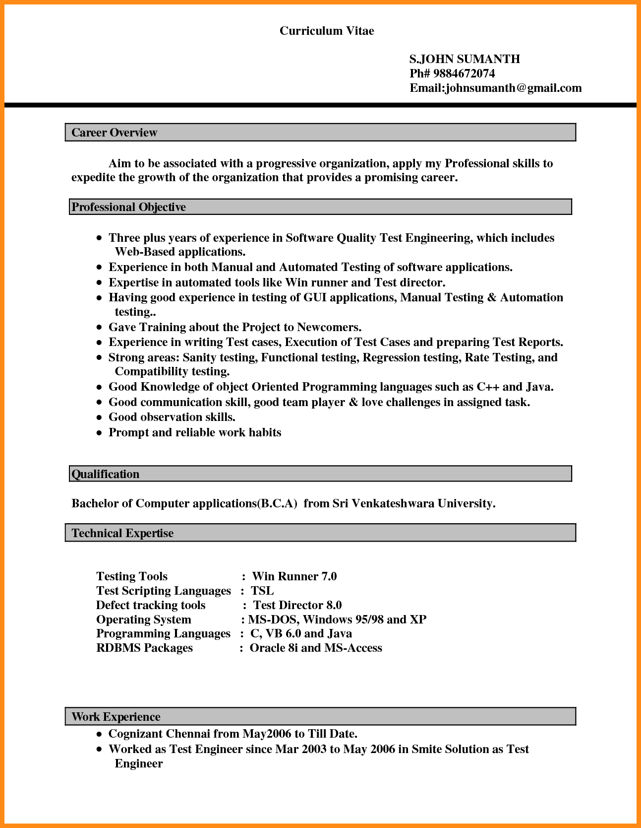 6+ Download Resume Templates Microsoft Word 2007 | Odr2017 For Resume Templates Word 2007