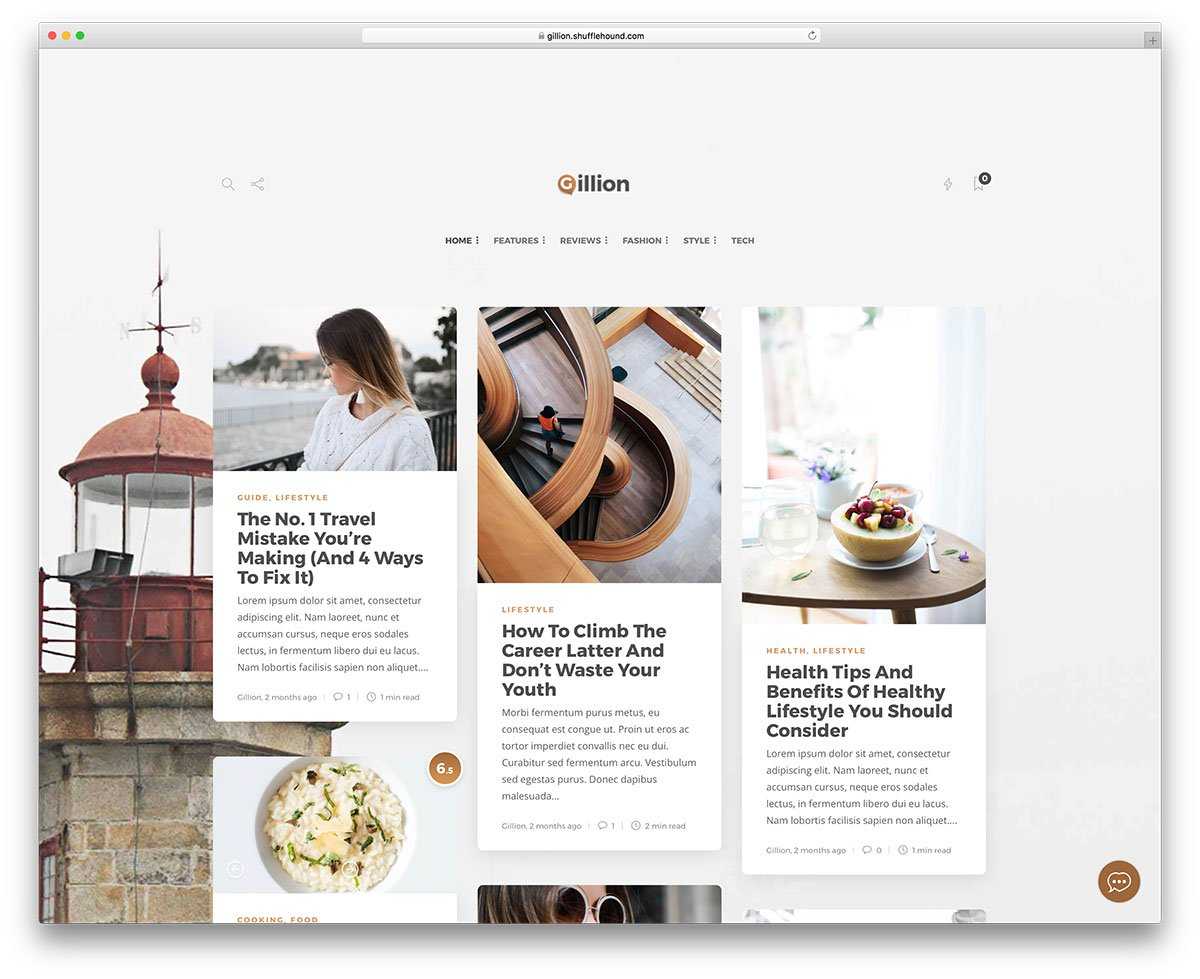 60+ Best Clean WordPress Themes 2019 – Colorlib With Blank Food Web Template