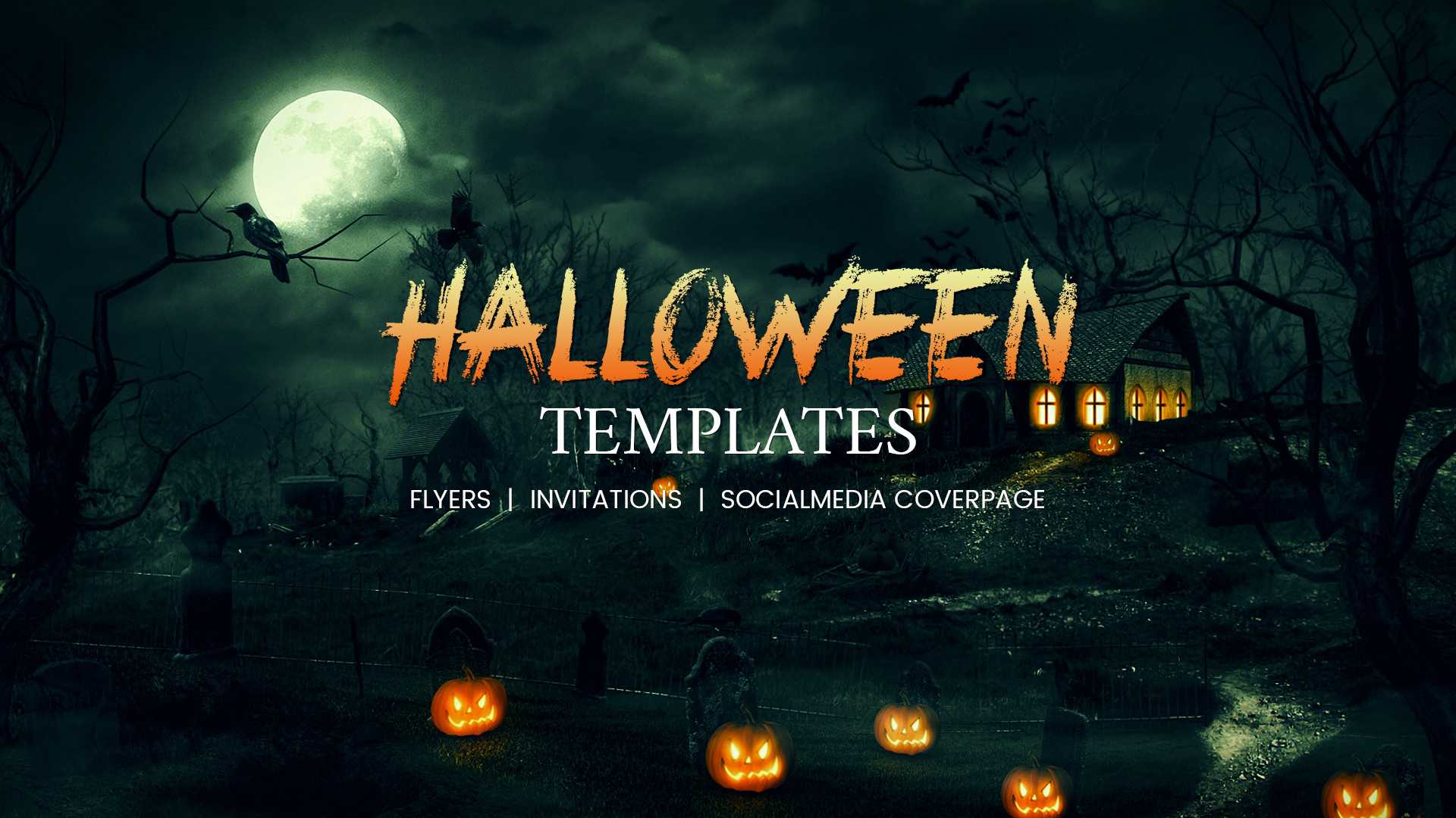 68+ Halloween Templates – Editable Psd, Ai, Eps Format In Free Halloween Templates For Word