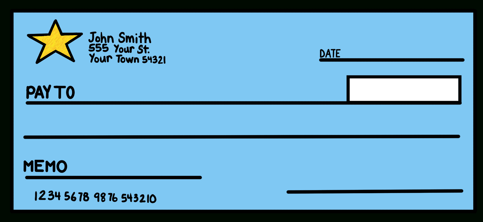 7+ Blank Check Templates – Word Excel Samples In Customizable Blank Check Template