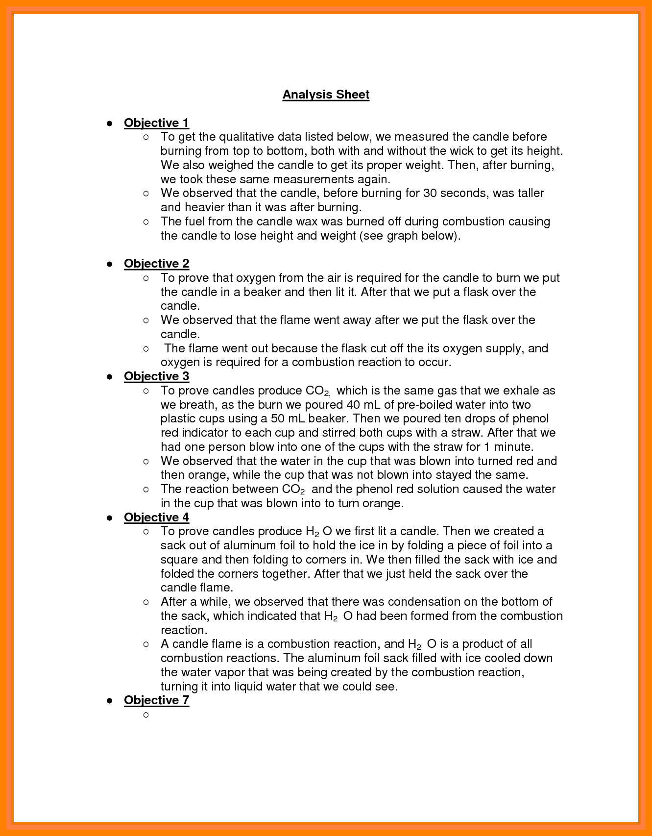 7+ Formal Lab Report Example Chemistry | 952 Limos Regarding Lab Report Template Chemistry