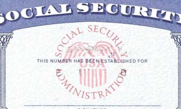 7 Social Security Card Template Psd Images - Social Security pertaining to Ssn Card Template