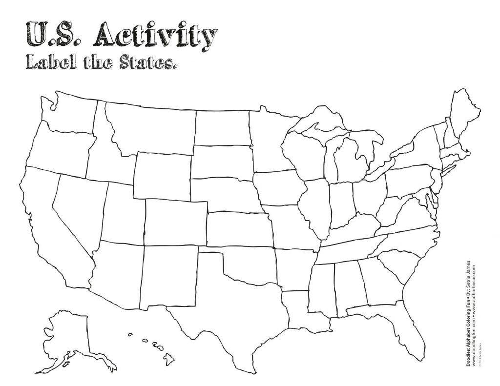 73 Inspiring Empty Us Map Printable Within Blank Template Of The United States