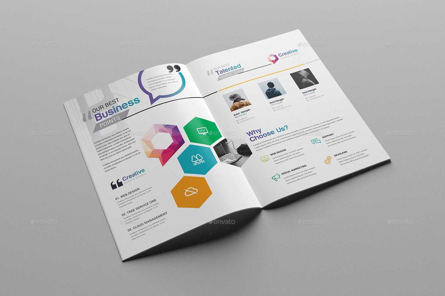 76+ Premium & Free Business Brochure Templates Psd To Throughout Creative Brochure Templates Free Download