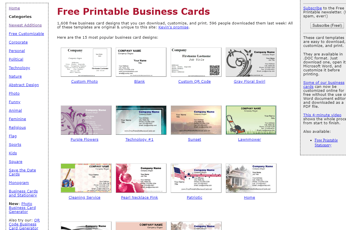 8 Best Places To Find Free Business Card Templates For Southworth Business Card Template