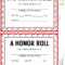 A/b Honor Roll Clipart Inside Honor Roll Certificate Template