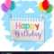 A Birthday Banner Template With Regard To Free Happy Birthday Banner Templates Download