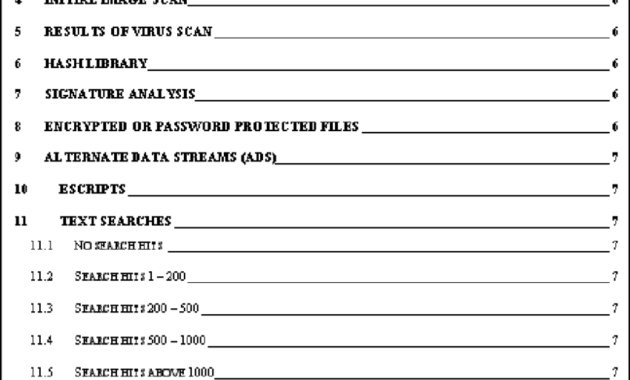 A Digital Forensic Report Format 44 | Download Scientific intended for Forensic Report Template