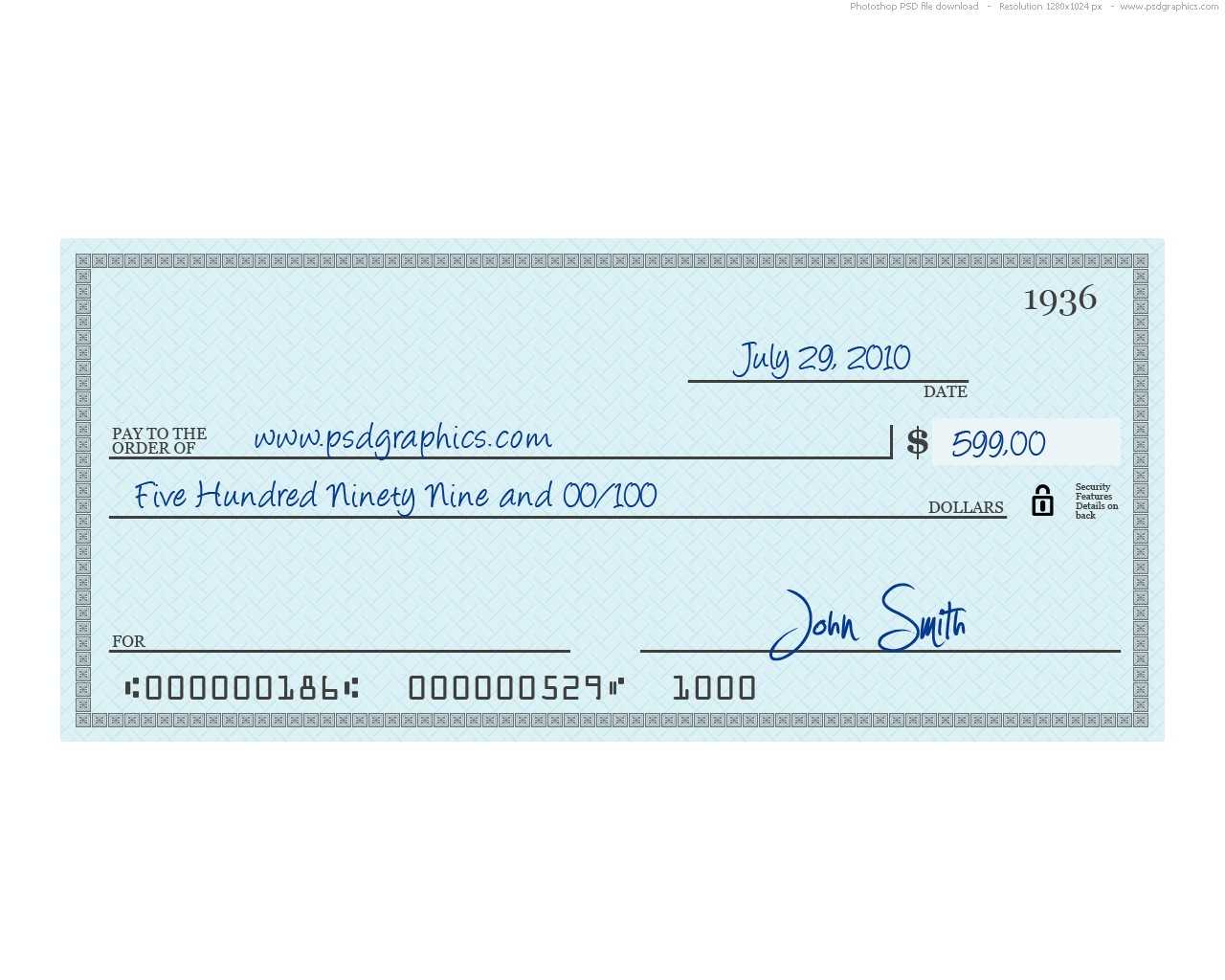 A Large Blank Cheque Template Presentation Checks Free 7 Intended For Large Blank Cheque Template