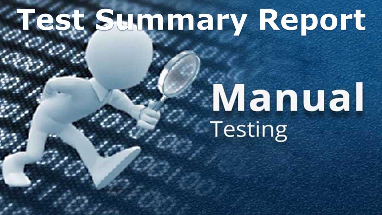 A Sample Test Summary Report – Software Testing In Test Closure Report Template