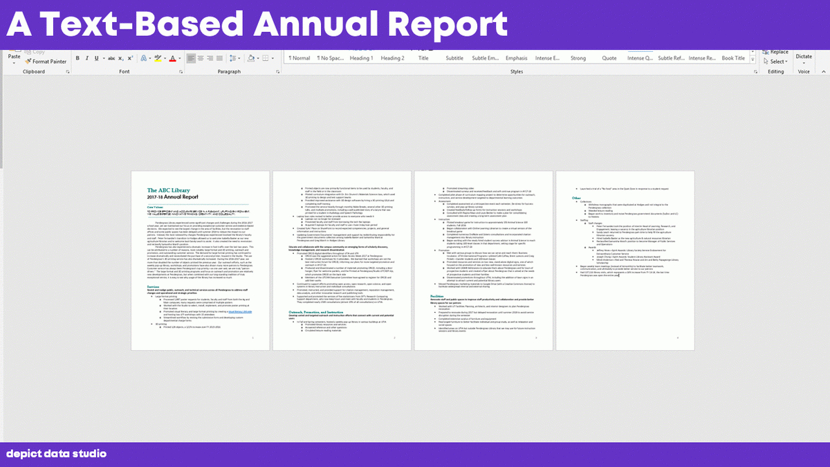 A Two Hour Turnaround: How To Transform A Text Heavy Report Throughout Wrap Up Report Template