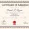 Adoption Certificate Template – Zohre.horizonconsulting.co Inside Fake Birth Certificate Template