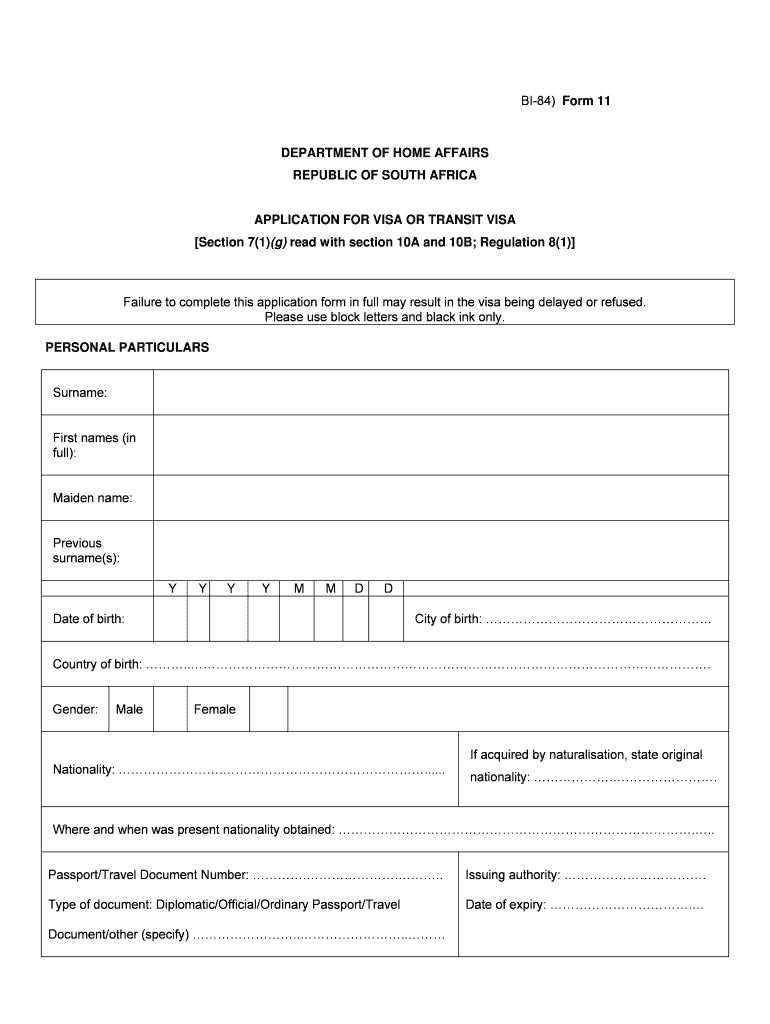 Africa Form – Fill Online, Printable, Fillable, Blank Within South African Birth Certificate Template