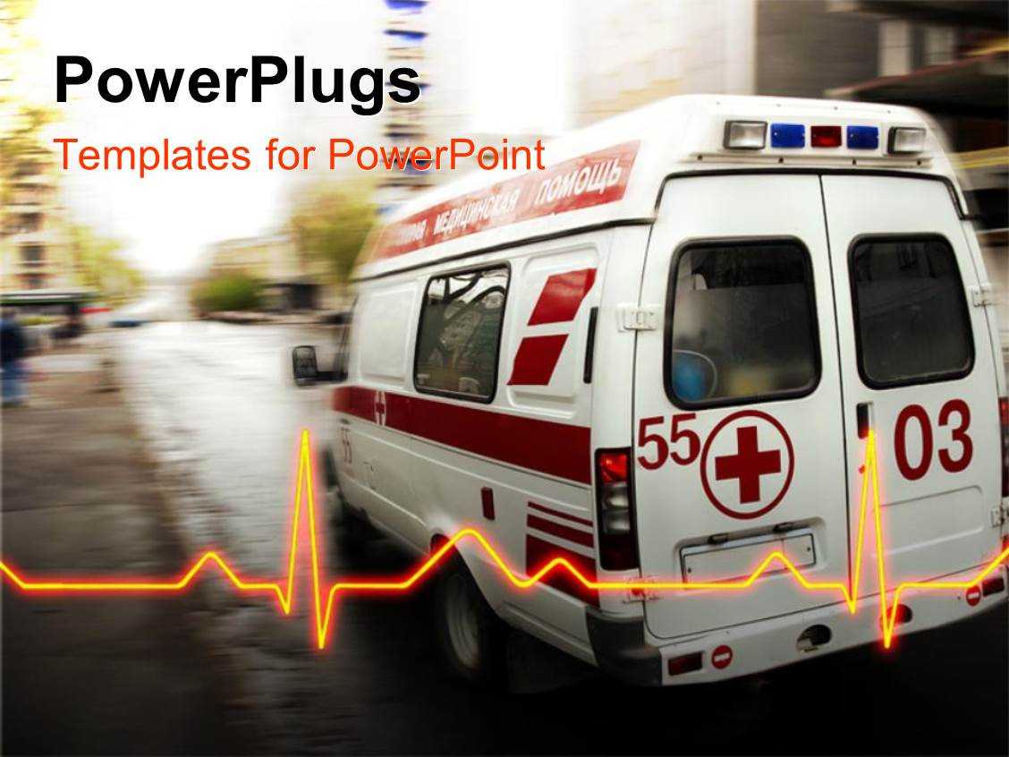 Ambulance Powerpoint Templates W/ Ambulance Themed Backgrounds Inside Ambulance Powerpoint Template