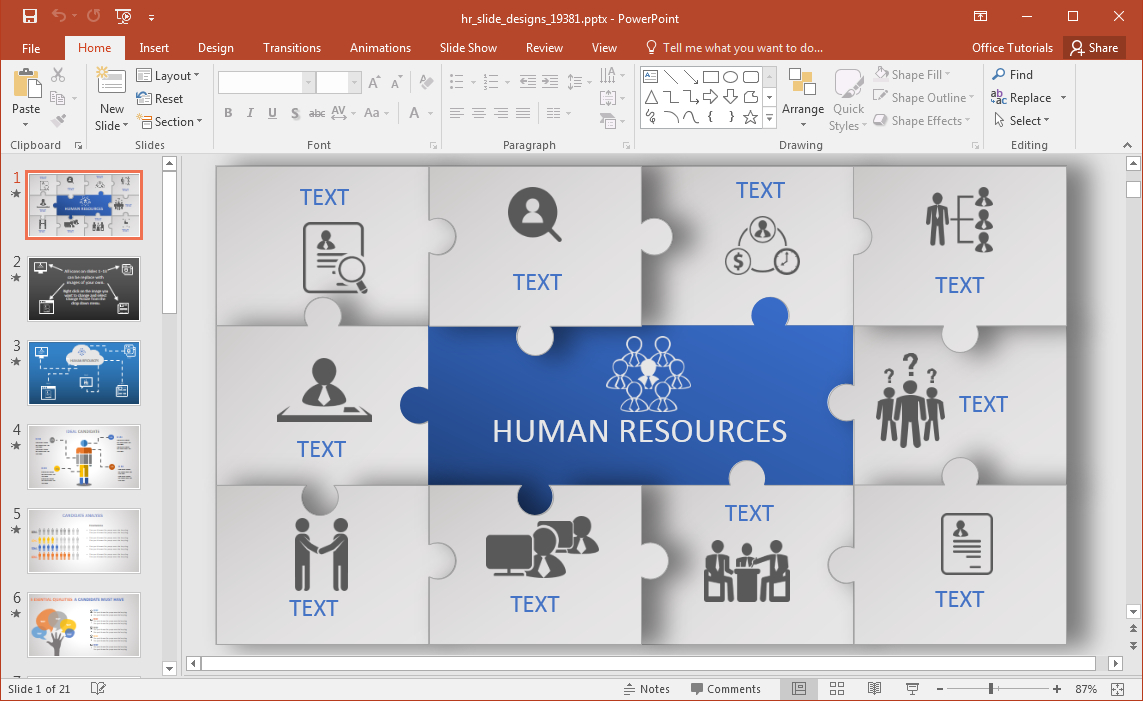 Animated Hr Powerpoint Template Regarding Powerpoint Replace Template