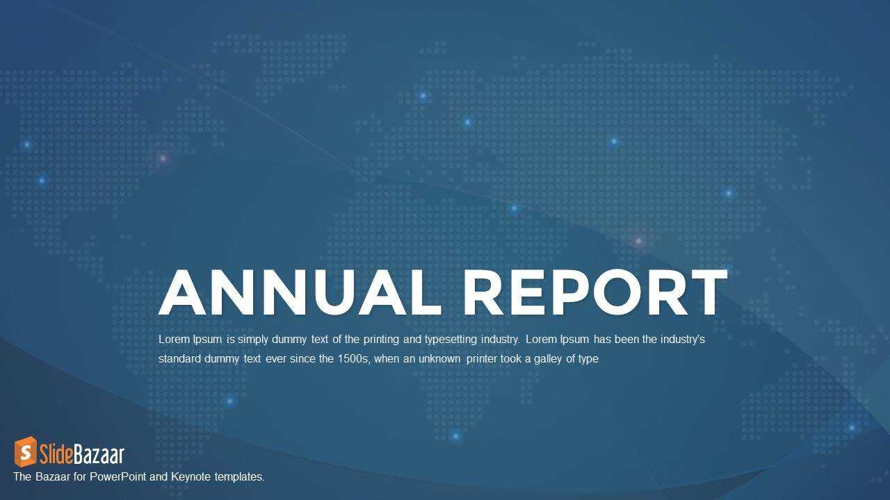 Annual Report Powerpoint Template And Keynote – Slidebazaar In Annual Report Ppt Template