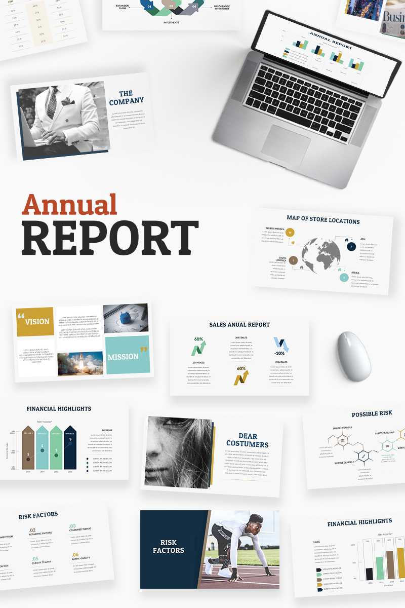 Annual Report Powerpoint Template Regarding Annual Report Ppt Template