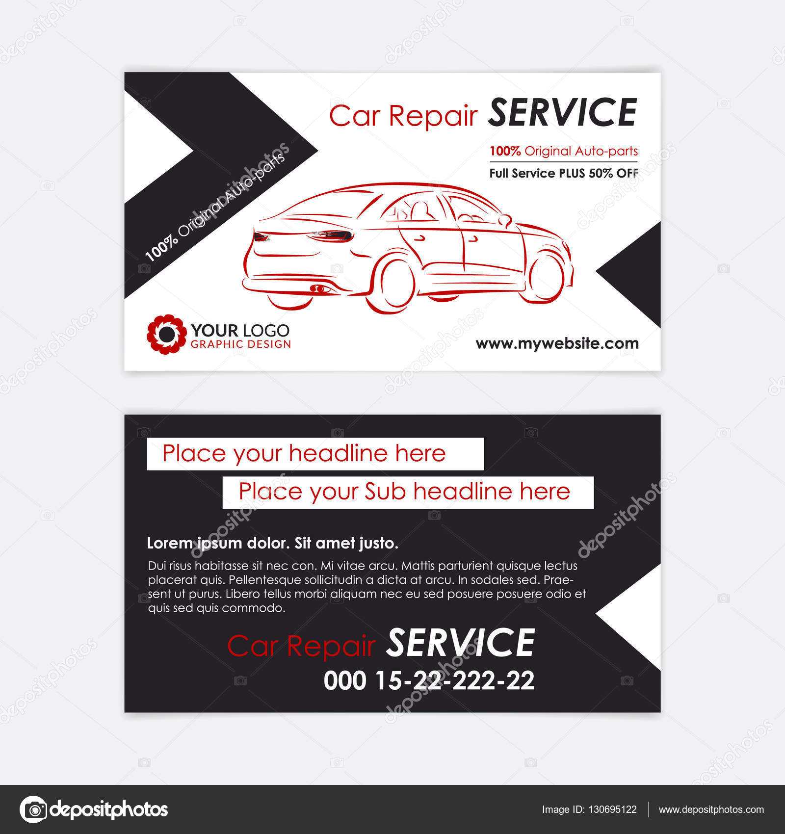 Automotive Business Card Templates | Auto Repair Business With Regard To Automotive Business Card Templates