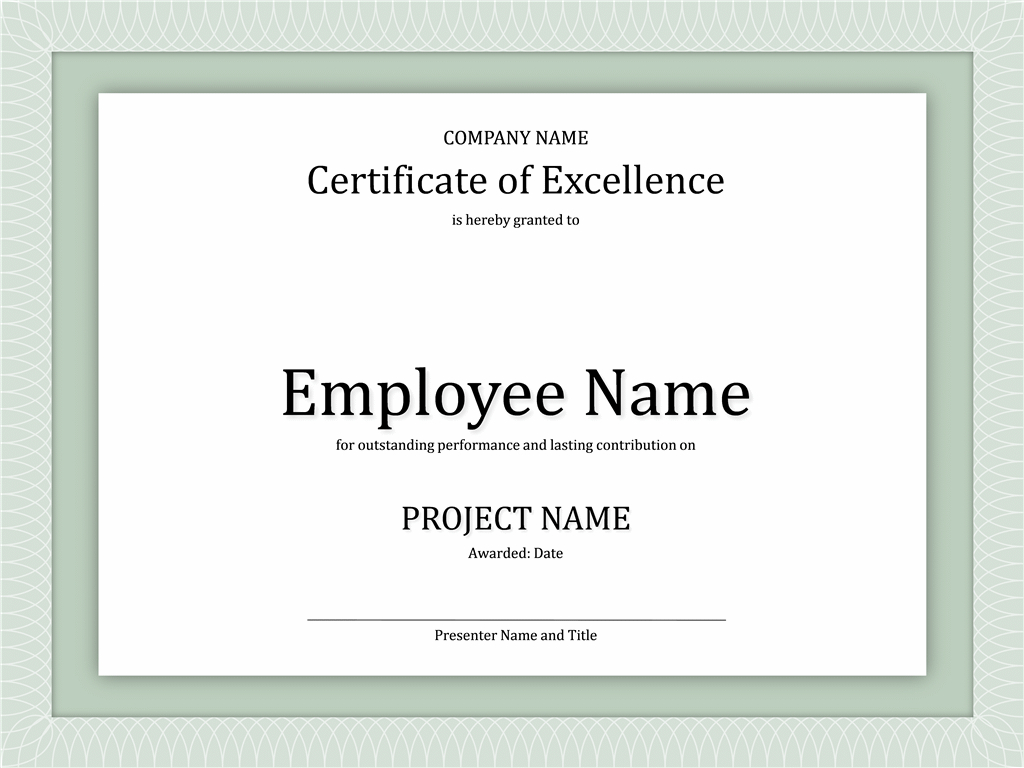 Award Certificate Template For Word 2007 | Free Resume With Free Certificate Templates For Word 2007