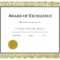 Award Template Free – Zohre.horizonconsulting.co In Scholarship Certificate Template Word