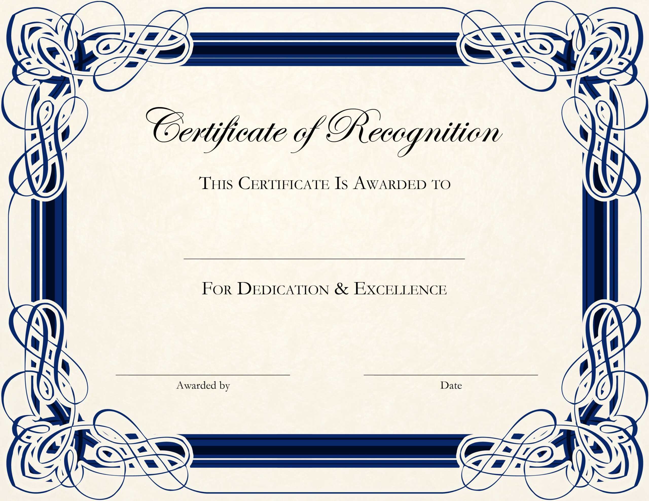 Awards Template Word – Zohre.horizonconsulting.co Intended For Running Certificates Templates Free